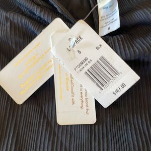 l*space Cha Cha One Piece Ribbed Swimsuit Black Size 6